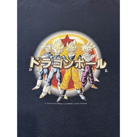Rare Tag! 1998 Dragon Ball Z VTG T-Shirt M Made In USA Super Saiyan Funimation - Picture 3 of 7